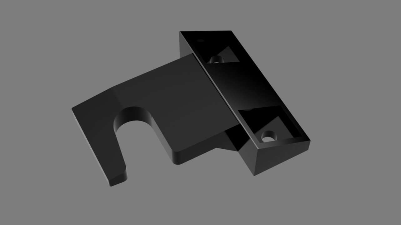 Odtworzony połamany element bagażnika dachowego